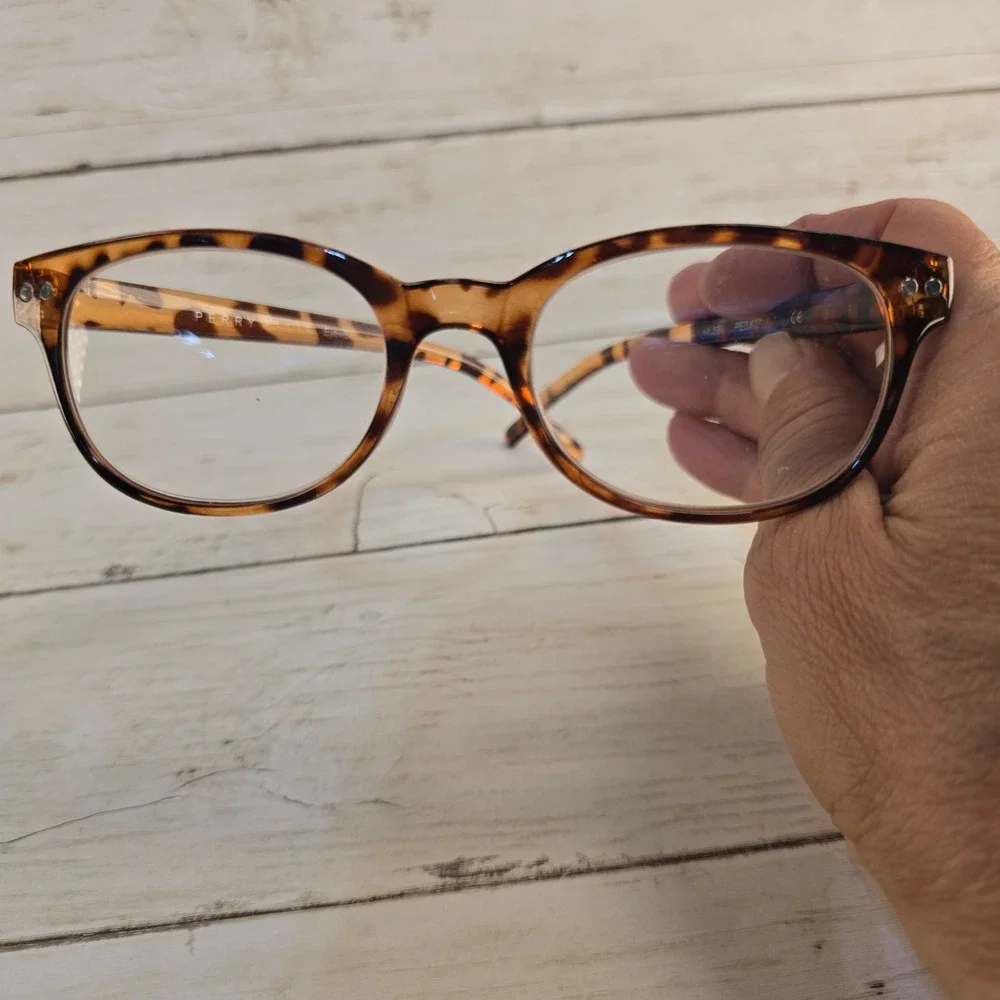 Perry Ellis Tortoise Shell Reading Glasses Brown +1.50 Power PEBX27-2